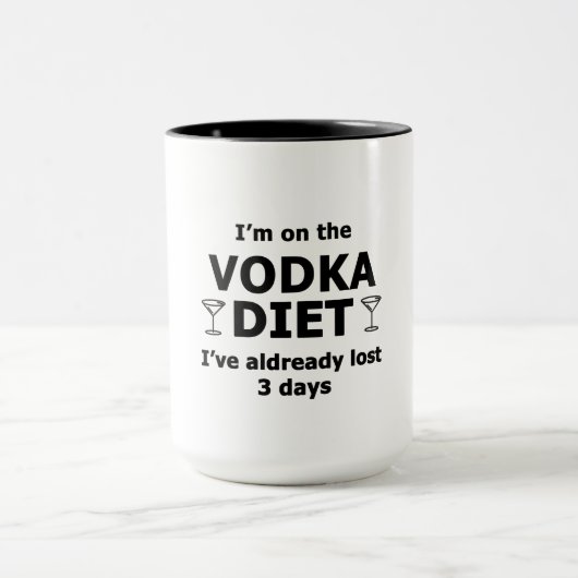 Ich bin auf der Vodka-Diät Tasse (Zentrum)