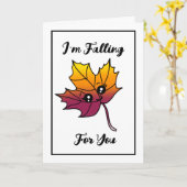 Ich bin auf dich zugespannt | Romantische Kokette  Karte (Gelbe Blume)