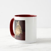 Ich bin auf dieser dummen Karte Tasse (Vorderseite Links)