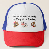 Ich bin auf Earth Trucker Hat Truckerkappe (Vorderseite)