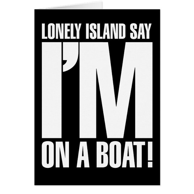 Ich bin auf einem Boot (Vorne)