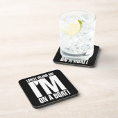 Ich bin auf einem Boot Getränkeuntersetzer (Rechte Seite)