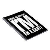 Ich bin auf einem Boot Notizblock (Rechte Seite)