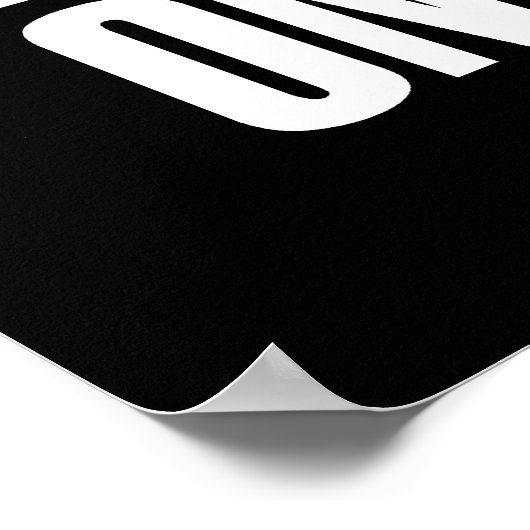 Ich bin auf einem Boot Poster (Ecke)