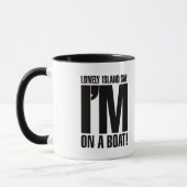 Ich bin auf einem Boot Tasse (Links)