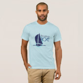 Ich bin auf einem Boots-T-Shirt T-Shirt (Vorne ganz)