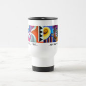 Ich bin AUF FIDSCHI-ZEIT Reisebecher (Mittel)