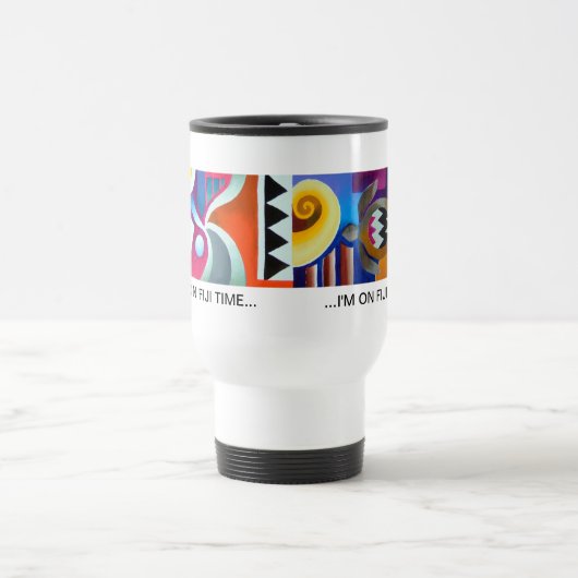 Ich bin AUF FIDSCHI-ZEIT Reisebecher (Mittel)