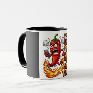 Ich bin auf Hot Sauce Zeit Lustiger Kaffeebecher Tasse