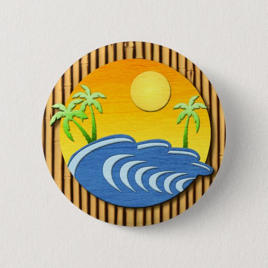 Ich bin auf Insel-Zeit Button (Vorderseite)
