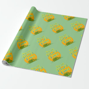 Ich bin auf Insel-Zeit! Geschenkpapier