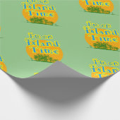 Ich bin auf Island Time! Geschenkpapier (Ecke)