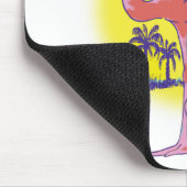 Ich bin auf Island Time! Mousepad (Ecke)