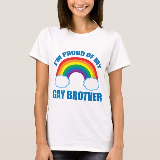 Ich bin auf meine homosexuelle Schwester des T-Shirt (Vorderseite)