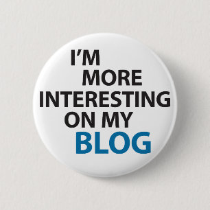Ich bin auf meinem Blog interessanter Button