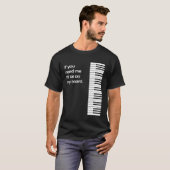 Ich bin auf meinem Board Piano Keys Funny Synth Ke T-Shirt (Vorne ganz)