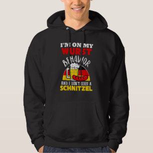 Ich bin auf meinem Wurstverhalten und schnüffle ni Hoodie