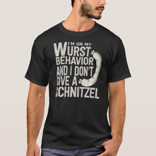 Ich bin auf meinem Wurstverhalten und schnüffle ni T-Shirt (Vorderseite)