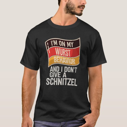 Ich bin auf meinem Wurstverhalten und schnüffle ni T-Shirt (Vorderseite)