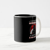 Ich bin auf meinem zweiten Guardian Angel mein ers Zweifarbige Tasse (VorderseiteRechts)