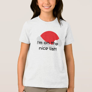 Ich bin auf Nice List Naughty Shirt - Funny Christ