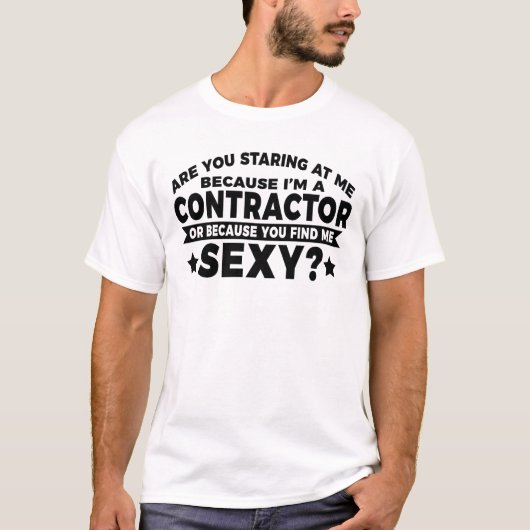 Ich bin Auftragnehmer Reparateur Bauhandyman T-Shirt (Vorderseite)