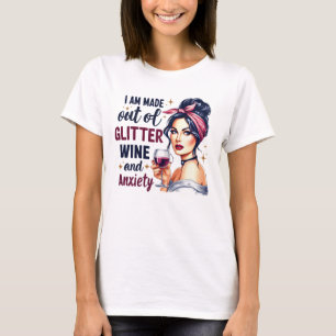 Ich bin aus Glitzer und Angst gemacht T-Shirt