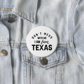 Ich bin aus Texas. Button (Beispiel)