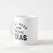 Ich bin aus Texas. Kaffeetasse (Vorderseite Links)