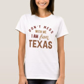 Ich bin aus Texas. T-Shirt (Vorderseite)