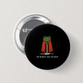 Ich bin ausgebrannt Mlord lustiger Ritter Frosch M Button (Vorne & Hinten)