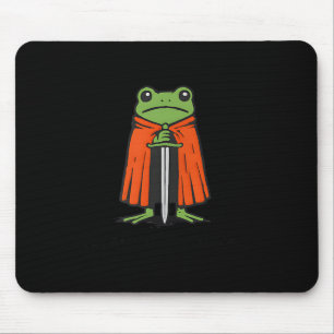 Ich bin ausgebrannt, M'lord Lustiger Ritter-Frosch Mousepad