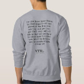 Ich bin ausgewählt Men Crewneck Sweatshirt (Rückseite)