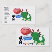 Ich bin Autismus-Visitenkarte Visitenkarte (Vorne/Hinten)