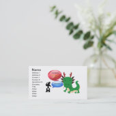 Ich bin Autismus-Visitenkarte Visitenkarte (Stehend Vorderseite)