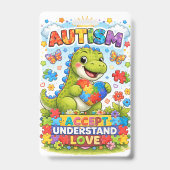 Ich bin Autist Alert ID-Karten-Abzeichen Ausweis (Vorderseite)