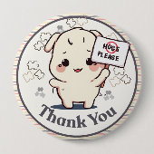 Ich bin autistisch Keine Umarmungen bitte Pin Butt Button (Vorderseite)