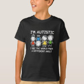 Ich bin autistisch T-Shirt (Vorderseite)