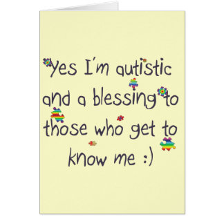 Ich bin autistisch und auch segnen!