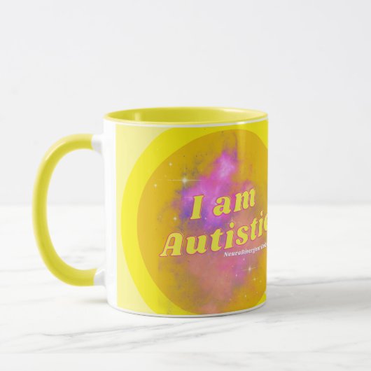 Ich BIN AUTISTISCHE Tasse (Links)