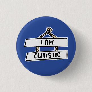 Ich bin autistisches Abzeichen - Neurodivergent Ab Button