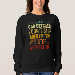 Ich bin Autokennerin und höre nicht auf, wenn ich  Sweatshirt