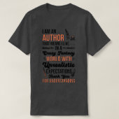 Ich bin Autor T-Shirt (Design vorne)