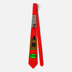 Ich bin Awesome TIE (Motor Rot) Krawatte