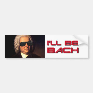 Ich bin Bach Autoaufkleber