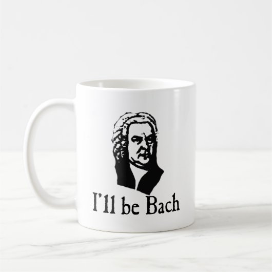 Ich bin Bach Kaffeetasse (Links)