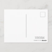 "ICH BIN BANANA-MAN!" Postkarte (Rückseite)