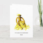 Ich bin Bananen für dich Karte (Rückseite)