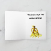 Ich bin Bananen für dich Karte (Innenseite)
