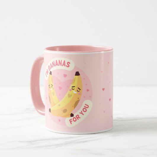 Ich bin Bananen für dich Tasse (Vorderseite Links)